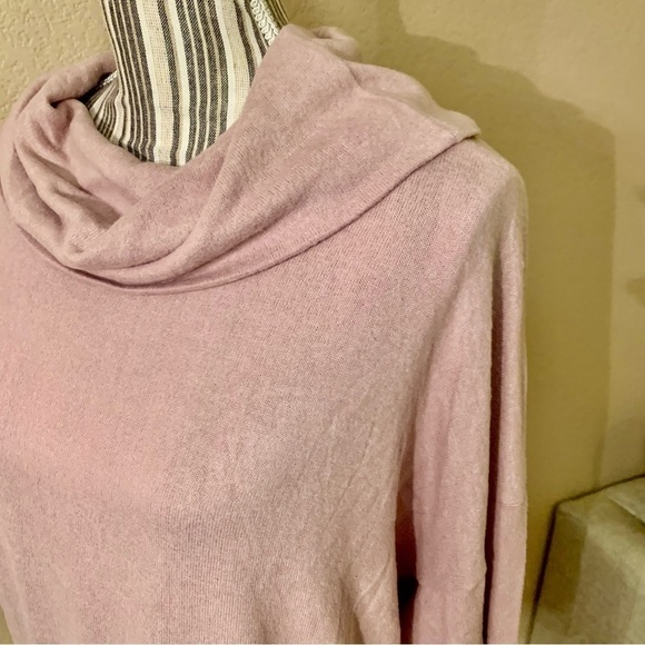 NWT Hippie Rose Sweater Large Cowl Neck Drawstring Waist Super Soft Ribbed Cuffs - Picture 7 of 13